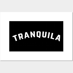 Tranquila Funny Sarcasm Keep it Chill Relax Posters and Art